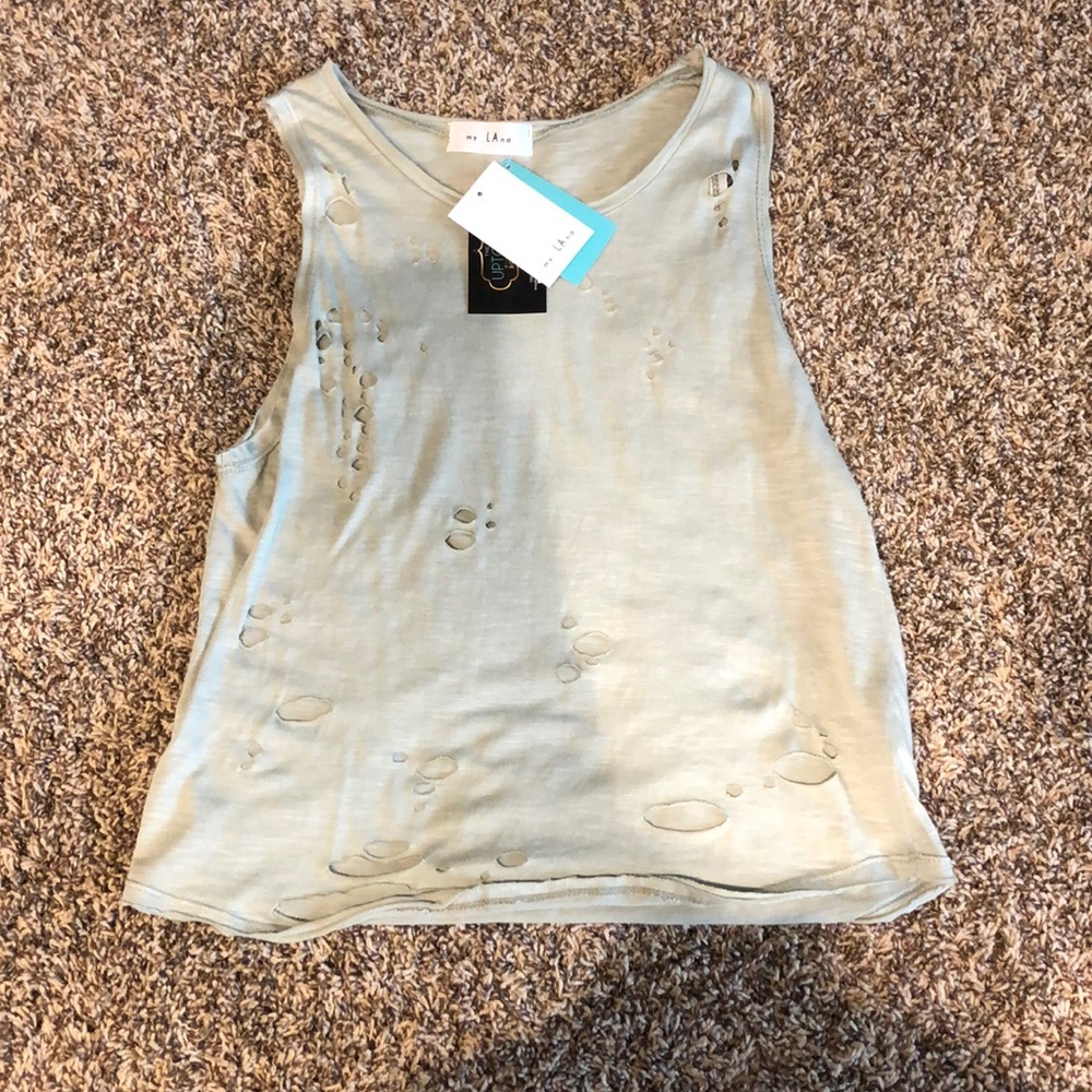 Holy green tank top